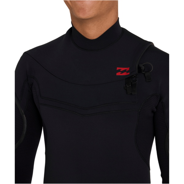2026 Billabong Mens Absolute Ultra 4/3mm Chest Zip Wetsuit ABYW100283 - Black